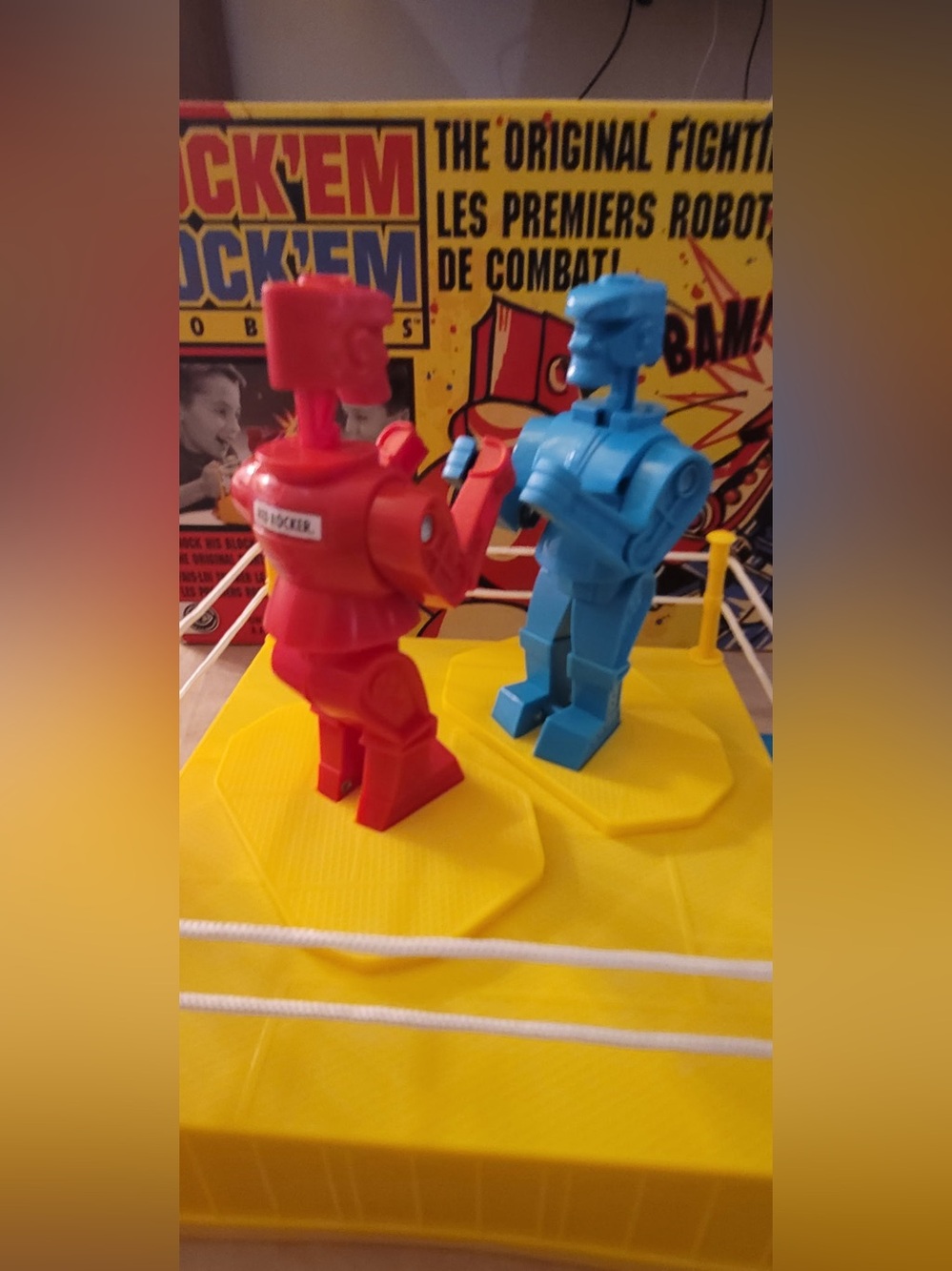 Toy Boxing Set - Red & Blue